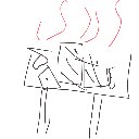 まき の絵: すみ