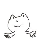 さほ の絵: かえる