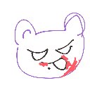 のあ の絵: くまちつきだよー