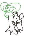 どぬく の絵: きとこわらはなかよしそんなことどうでもぴ