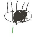 つん の絵: めんたま