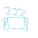 にゃんこ の絵: まくら