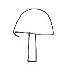 野獣先輩 の絵: きのこ