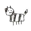こちまんがか の絵: しまうま