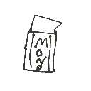 まき の絵: けしごむ