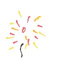 ひと の絵: はなび