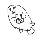 ゆう の絵: らっこ