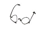 しゅんすけ の絵: めがね