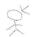 ナツ の絵: にんげ