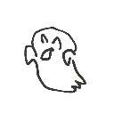 牧之原まるる の絵: ゆうれい