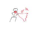 んばっ！ の絵: まんと