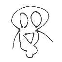 まろ の絵: どくろ