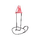 💢 の絵: ろうそく