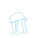 💢 の絵: くらげ