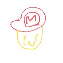 ちびさー の絵: まりお