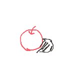 どぴゅばちゅ の絵: りんご
