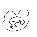 かのん の絵: たぬき