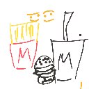 あいとざこすぎる の絵: まっく