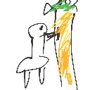 あいと の絵: きつつき