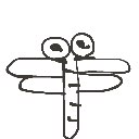 はら の絵: とんぼ