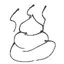 ザクロ の絵: うんこ