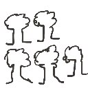 まんこ の絵: もり