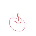 とうてき の絵: りんご