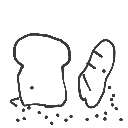 おしん の絵: ぱんくず