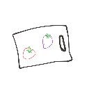 ひと の絵: まないた